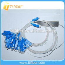 0.9mm Mini Fiber Optic PLC Splitter 2x32